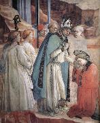 Fra Filippo Lippi Details of The Mission of St Stephen oil painting artist